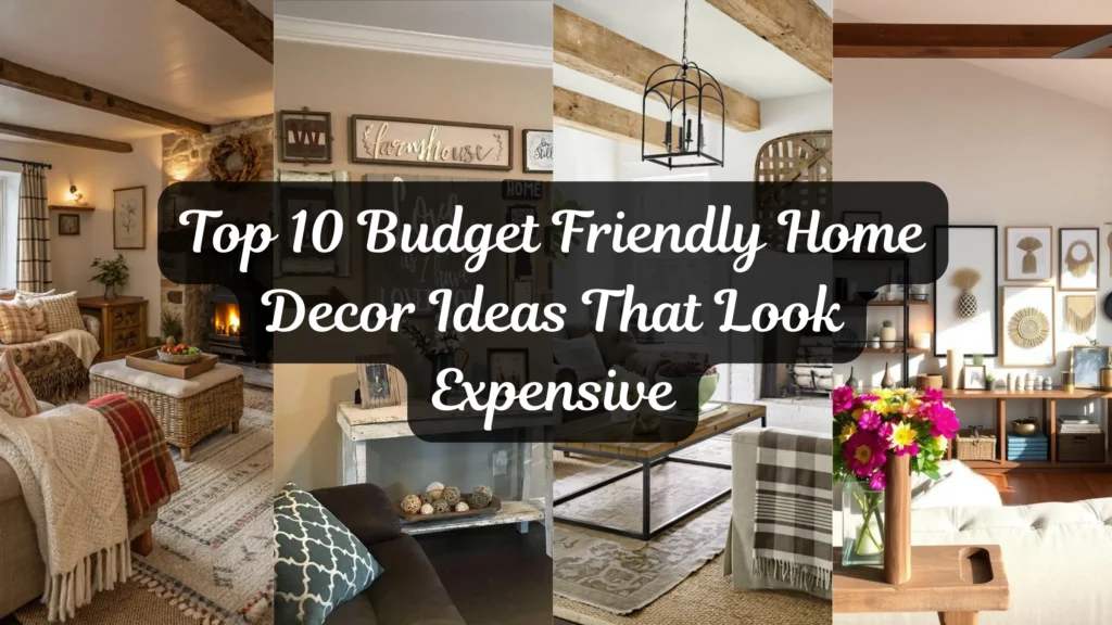 Top 10 Budget Friendly Home Decor Ideas That Look Expensive - Feautured Image